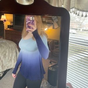 Ombre long sleeve